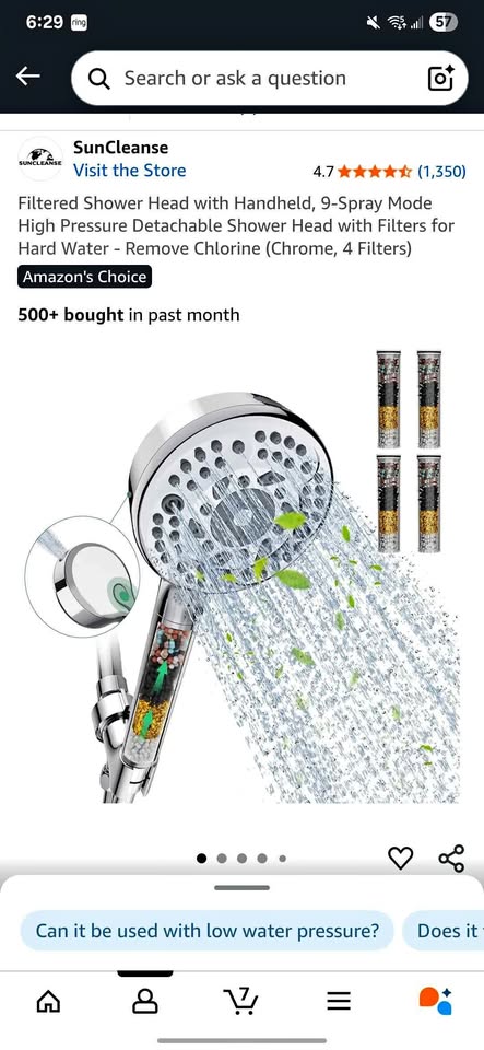 Shower head