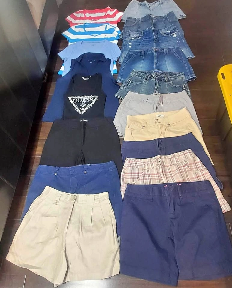 20 pcs Womens Summer Clothing Lot T-Shirts Tank Tops and Shorts