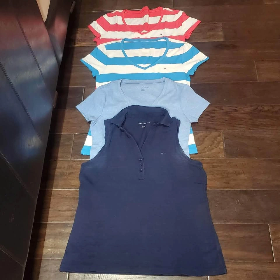 20 pcs Womens Summer Clothing Lot T-Shirts Tank Tops and Shorts - photo 2