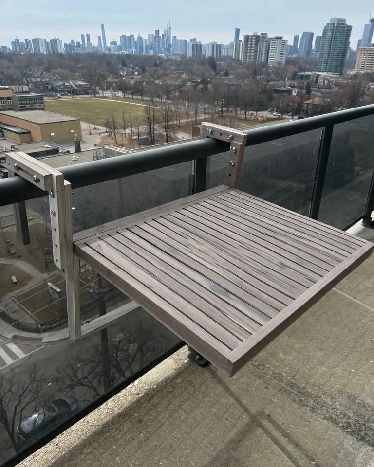 REAL WOOD Toronto Folding Balcony Table - photo 2