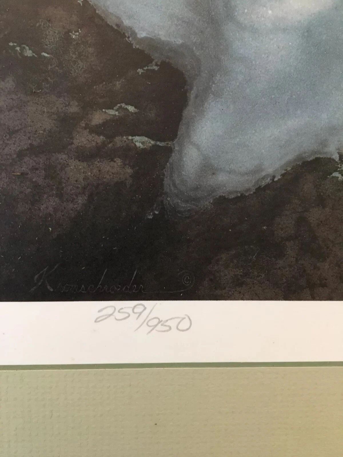 Lee Kromschroeder SNOW LEOPARD Limited Signed Print - photo 2
