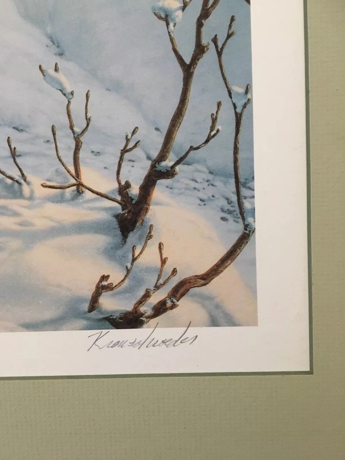 Lee Kromschroeder SNOW LEOPARD Limited Signed Print - photo 3