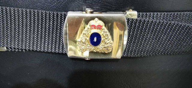 Old Canadian Naval Belt missing Anchor
