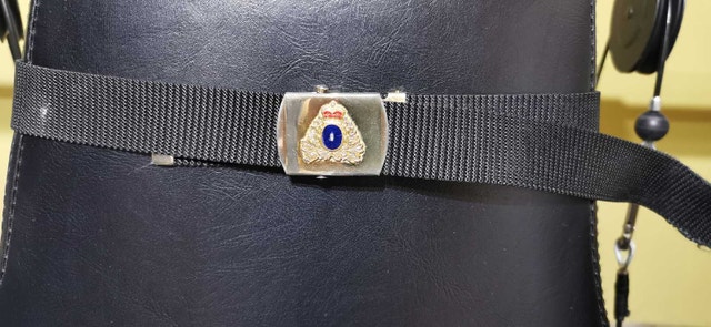 Old Canadian Naval Belt missing Anchor - photo 2