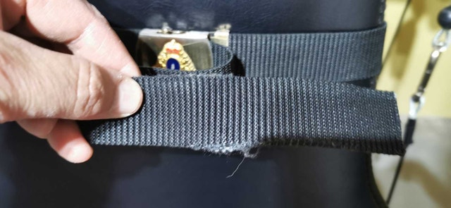 Old Canadian Naval Belt missing Anchor - photo 3