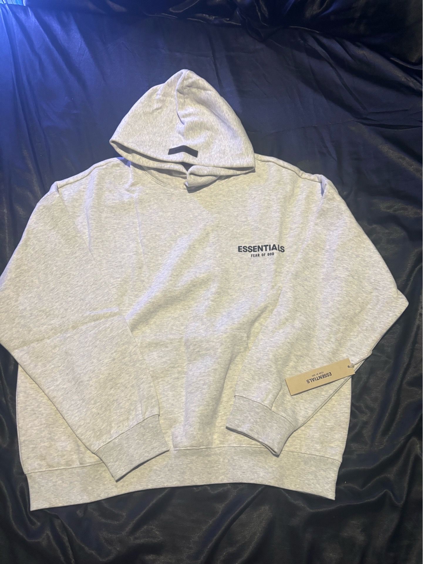 Fear Of God Essentials Hoodie Light Oatmeal Size M