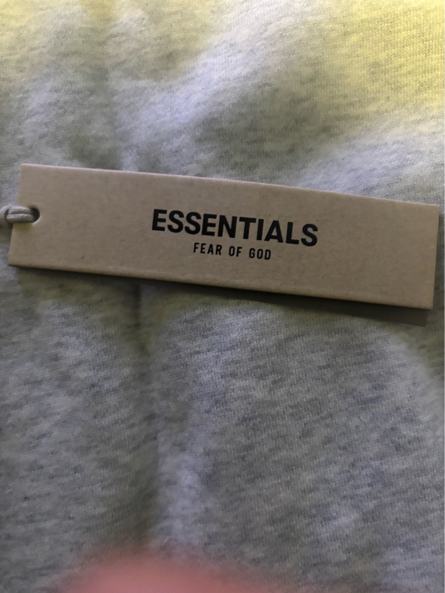 Fear Of God Essentials Hoodie Light Oatmeal Size M - photo 3