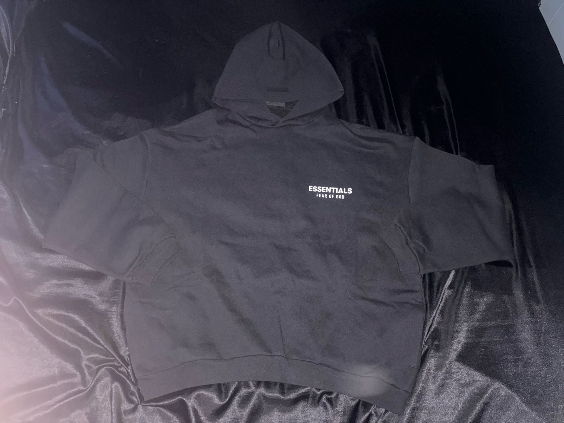 Fear Of God Essentials Fleece Black Size M
