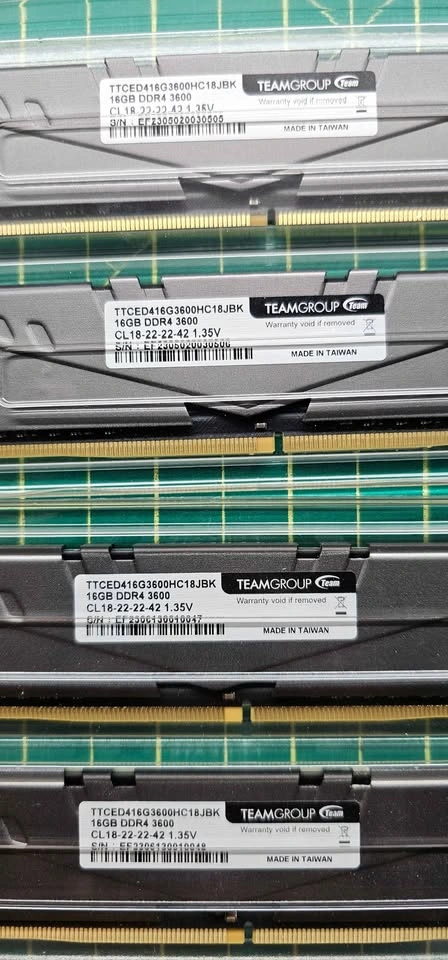 64GB (4x16GB) DDR4 3600MHz CL18 RAM - TEAMGROUP T-CREATE - photo 2