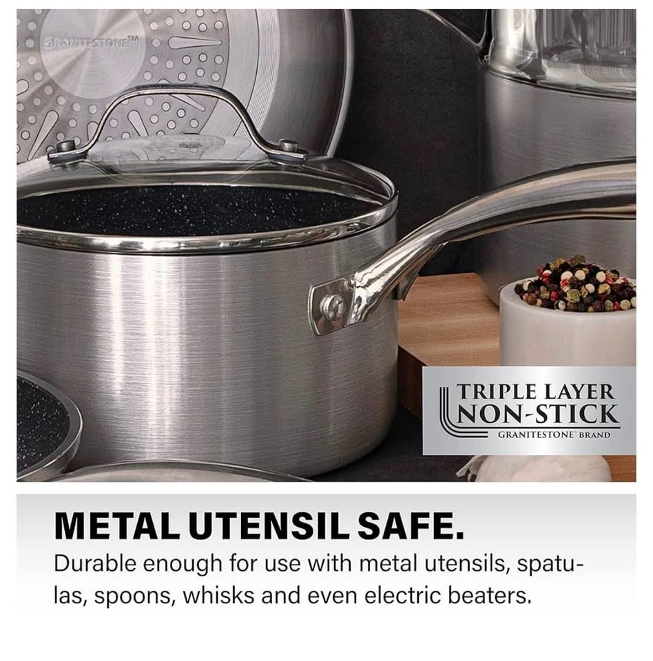 Aluminum Sauce Pan with Lid - photo 3
