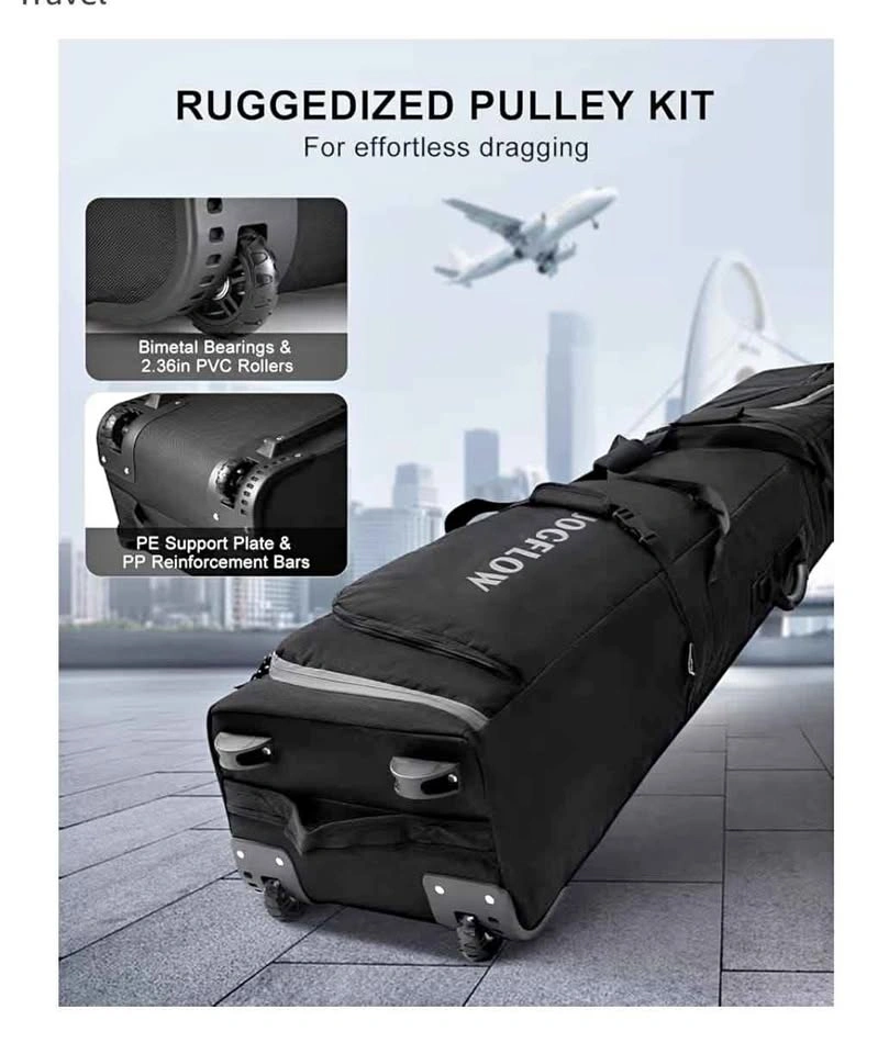 Padded Ski Bag with Wheels - 190cm