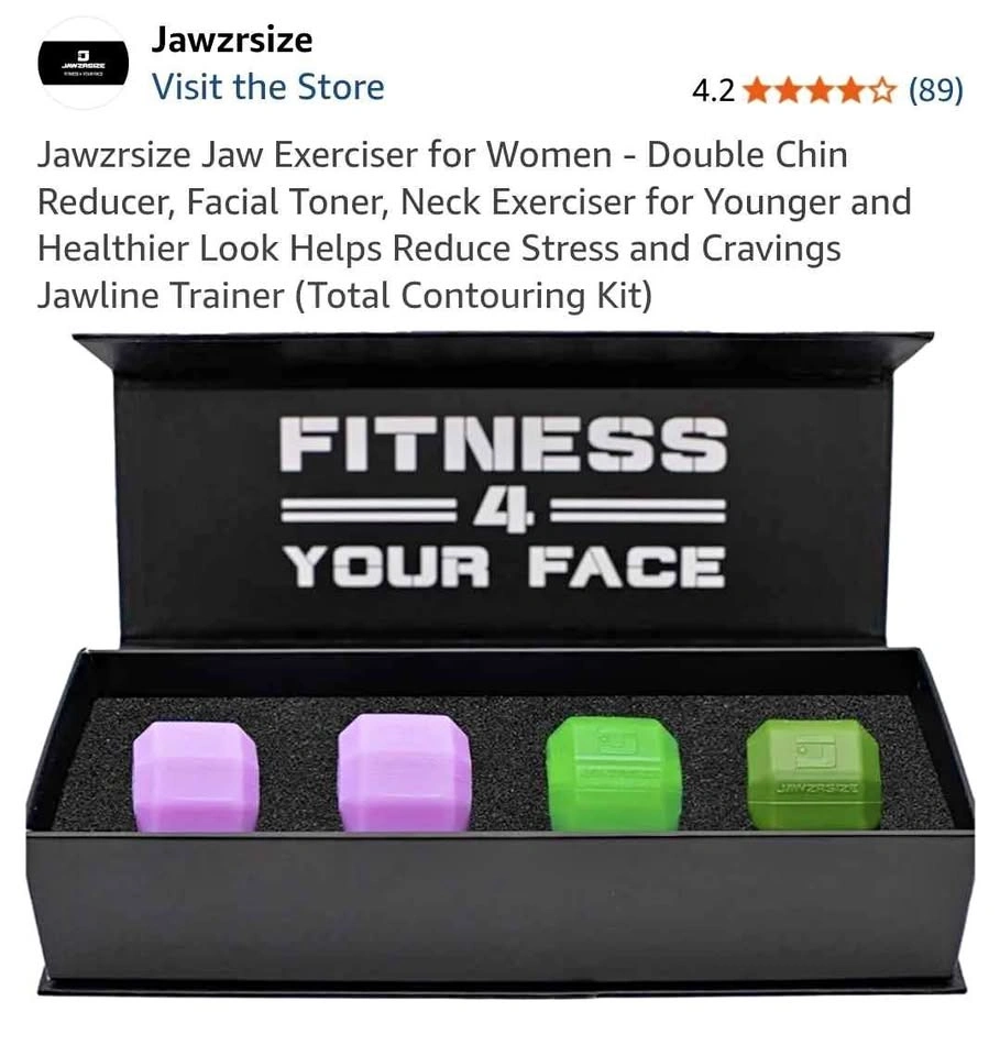 Jawzrsize Total Contouring Kit Jaw Exerciser for Women