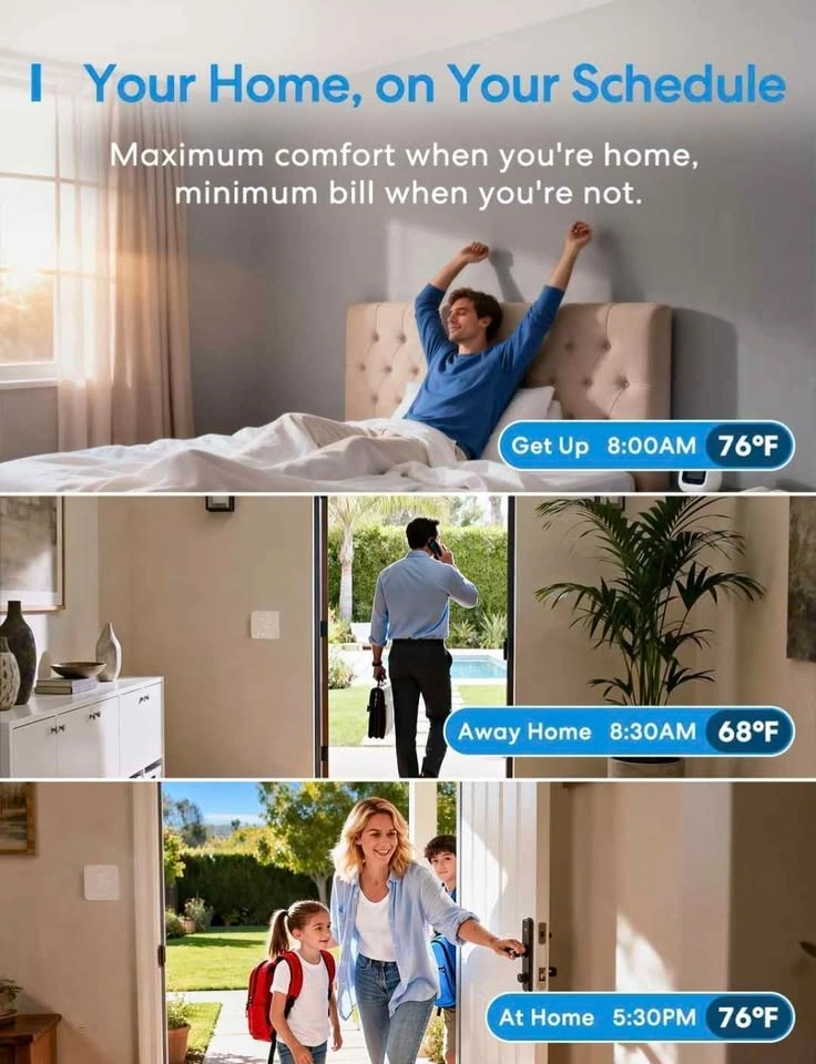 Meross Smart Thermostat WiFi Matter Alexa Apple Home Google - photo 5