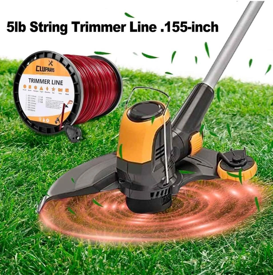 Cluparis .155-inch 515-ft 5-pound Red Trimmer Line - photo 5