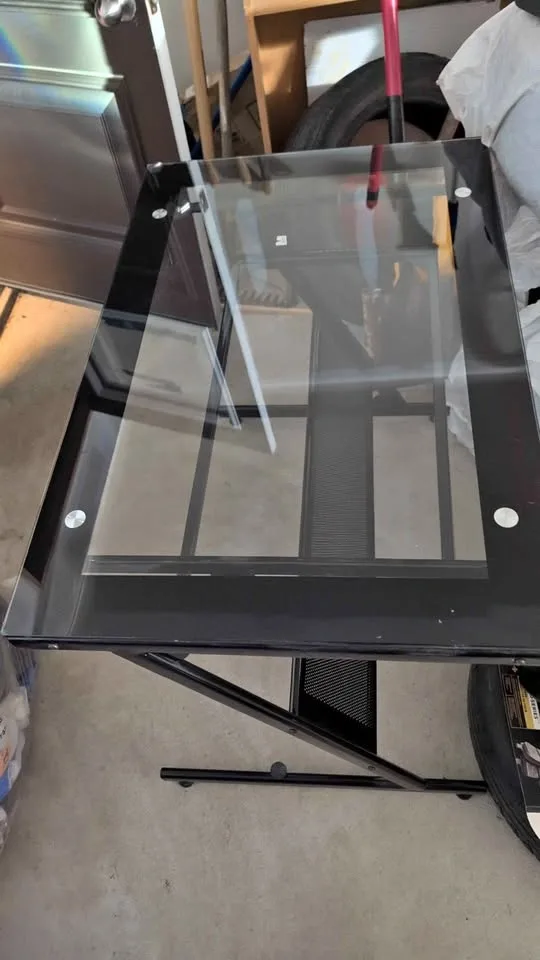 Glass Top Table for $10