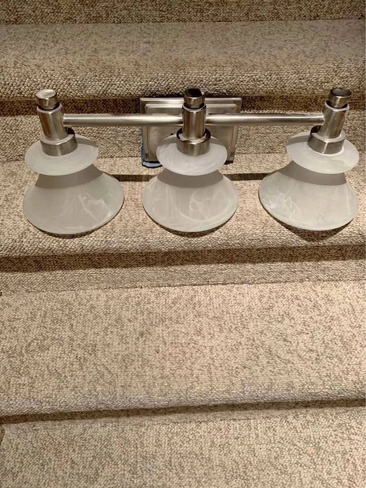 Wall Mounted Pewter Style Light Fixture