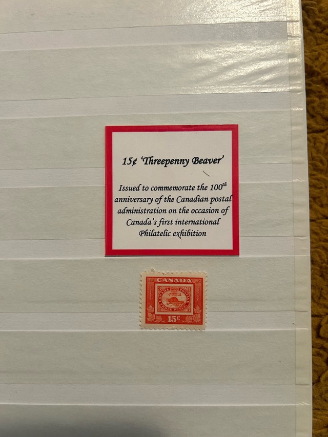 Canada 15¢ 'Threepenny Beaver' Stamp
