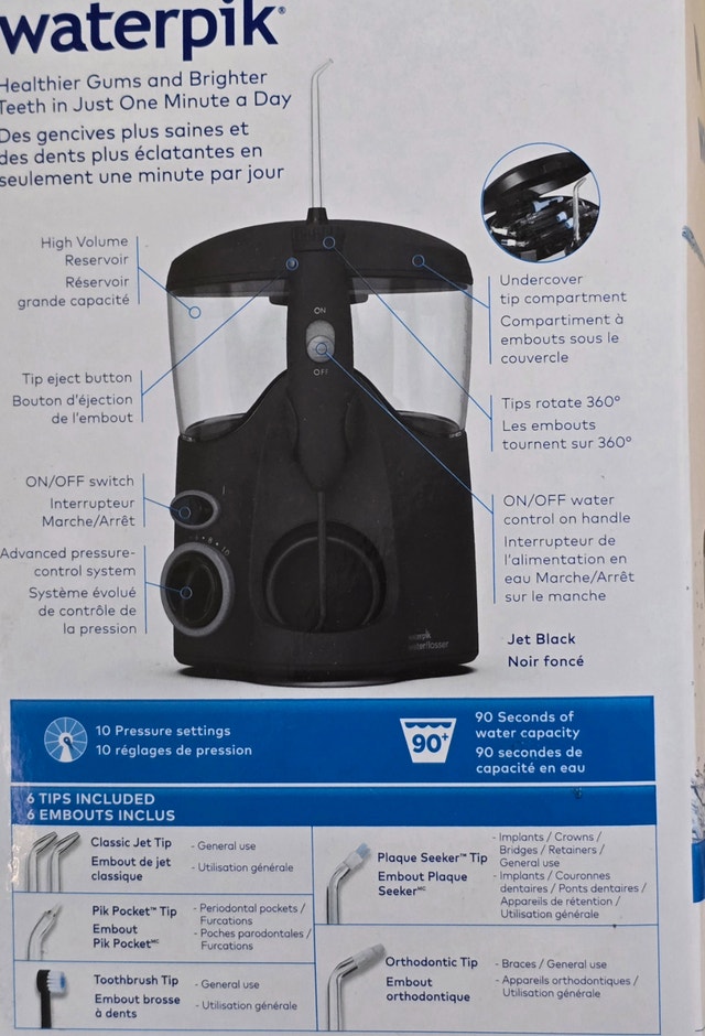 Waterpik Counter Top Black Ultra Water Flosser - photo 4