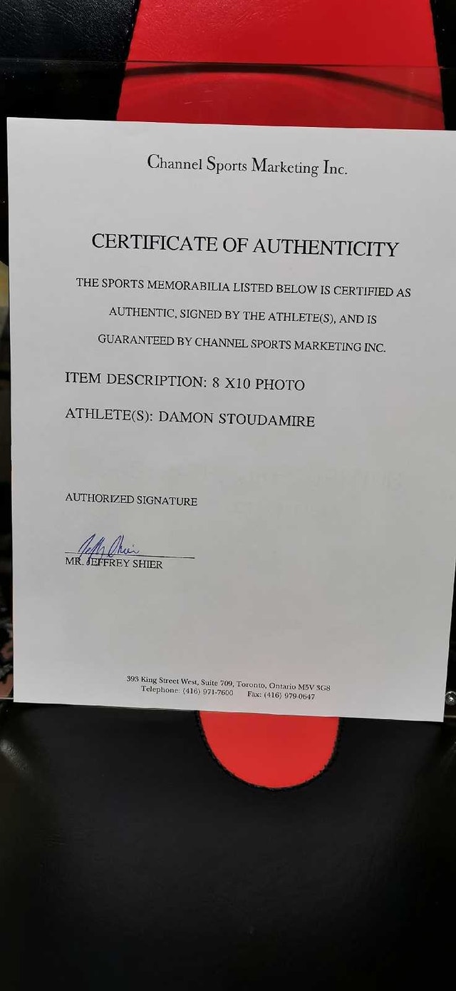 Damon Stoudamire Autographed Photo with COA - photo 3