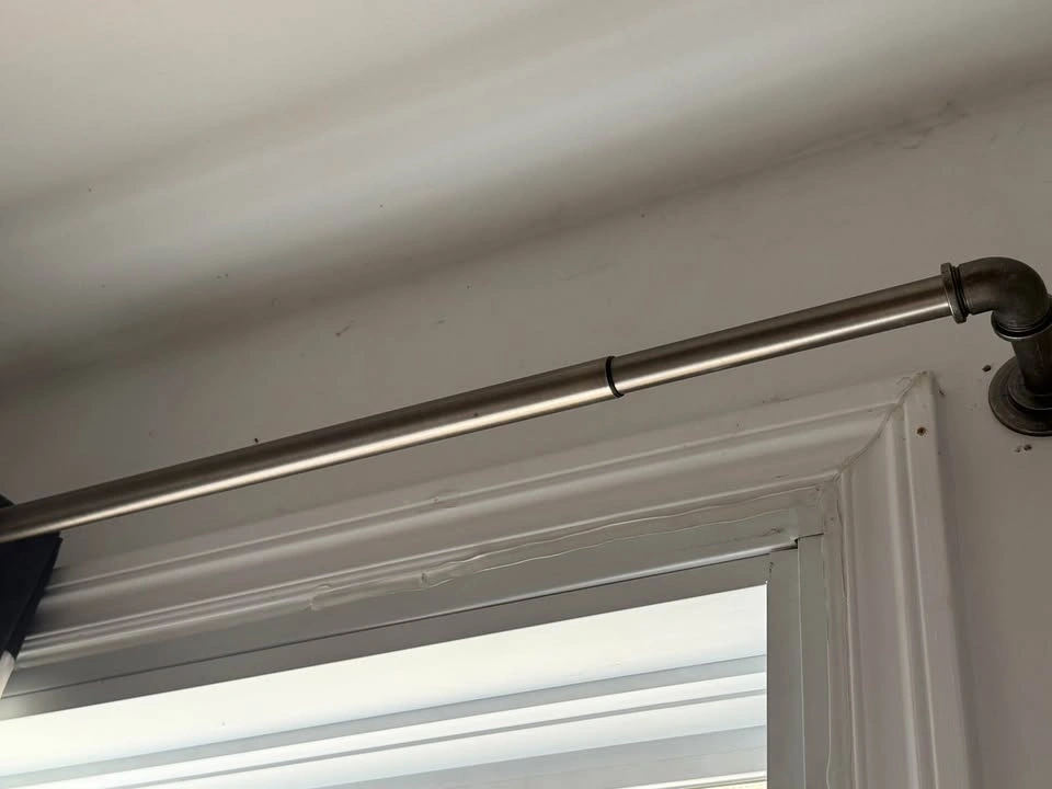 Curtains and Industrial Poles (2 Blackout, 1 Light) - photo 4