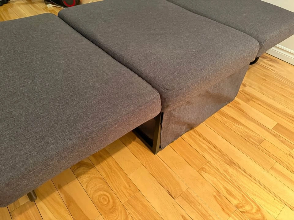 Foldable futon bed / ottoman - photo 3