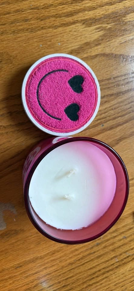 Smiley Face Candle & Mushroom Candle - photo 2