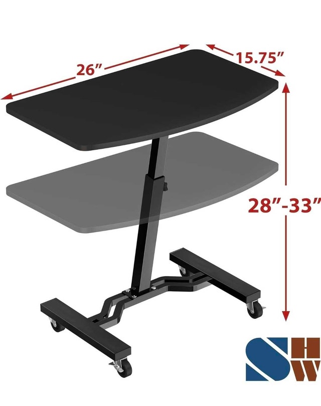 SHW Laptop Rolling Cart - photo 2