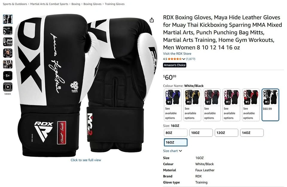 RDX F4 Boxing Gloves + Venum Hand Wraps
