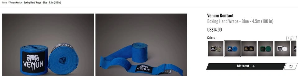 RDX F4 Boxing Gloves + Venum Hand Wraps - photo 2
