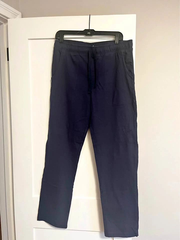 Men's Navy Drawstring Jogger Pants