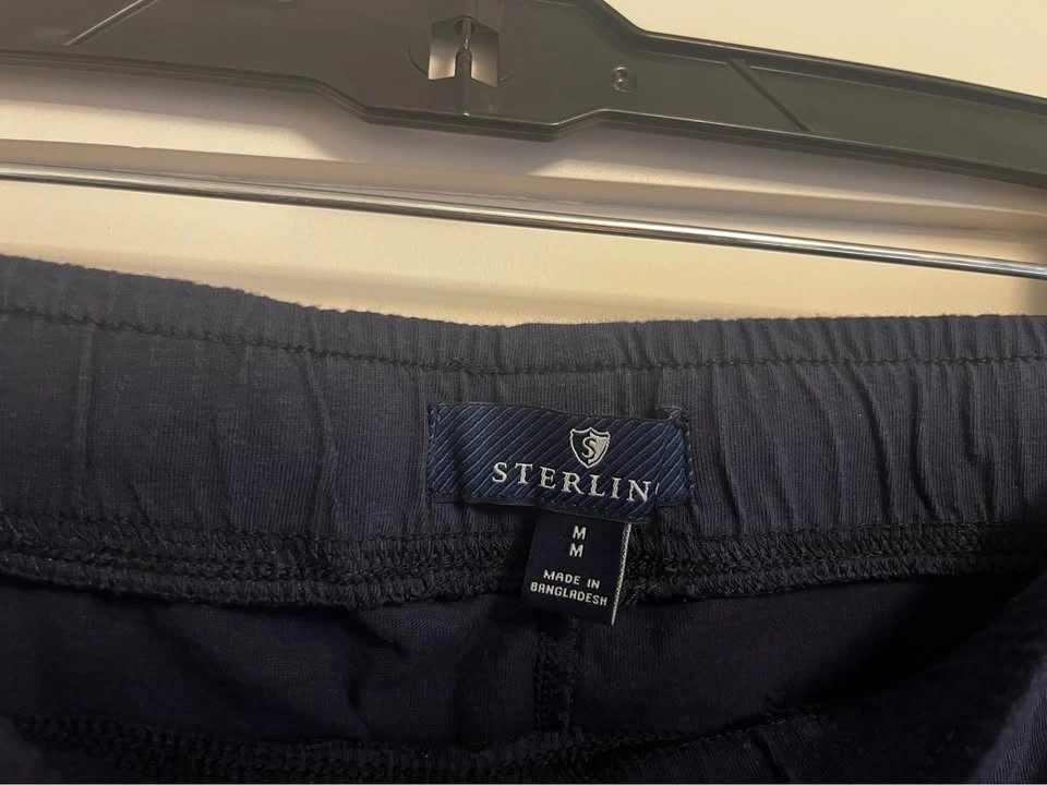 Men's Navy Drawstring Jogger Pants - photo 2