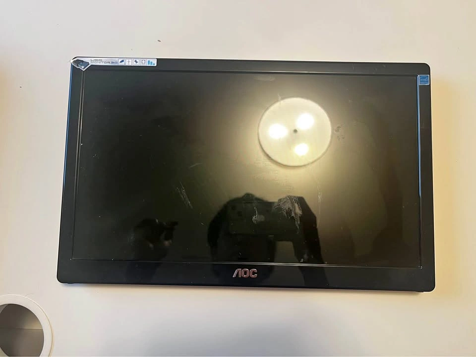AOC 15.6” Portable USB Monitor – Slim, Lightweight (E1659Fwu)