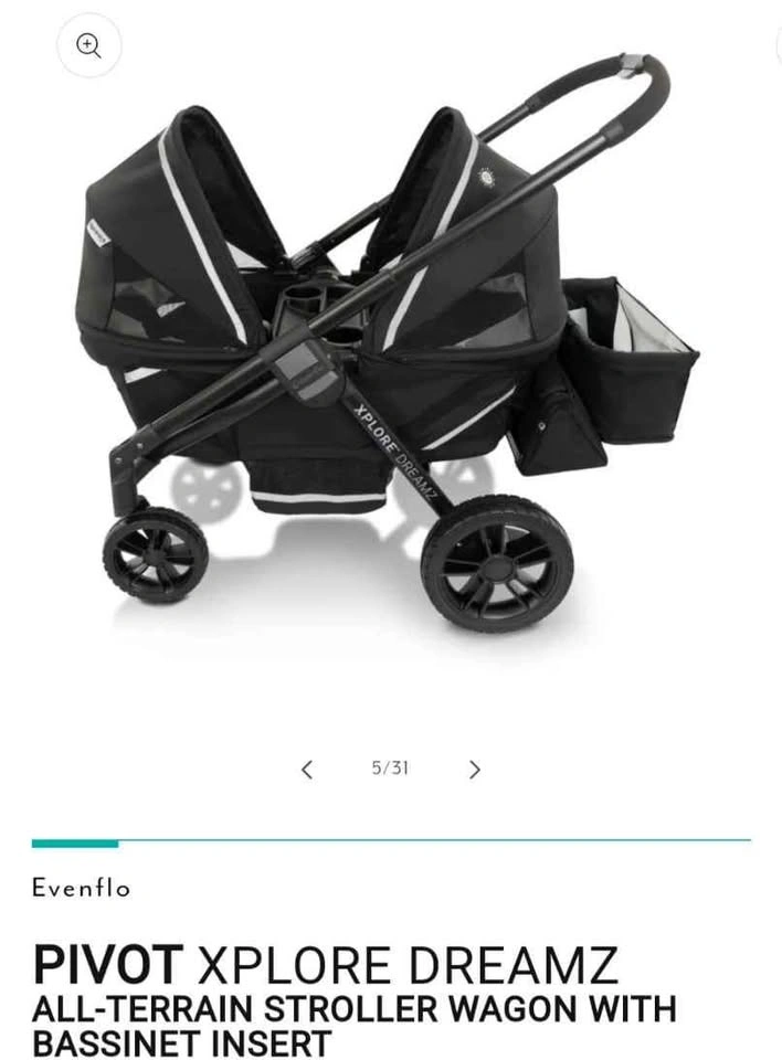 Evenflo Xplore Dreamz Stroller Wagon Replacement Parts - photo 3