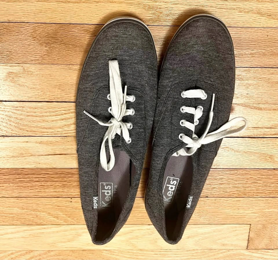 Keds Women's Casual Sneaker Charcoal Gray