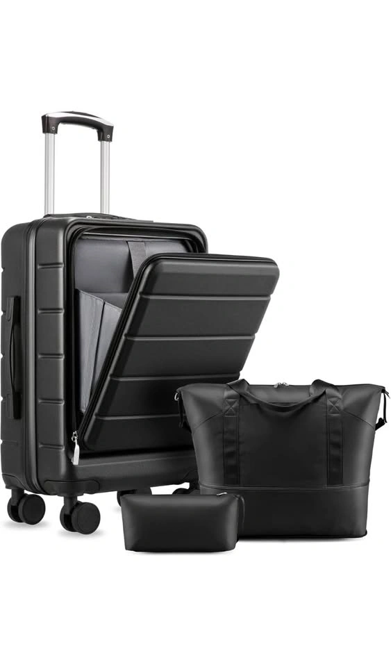 LUGGEX 3-Piece Carry-On Luggage Set