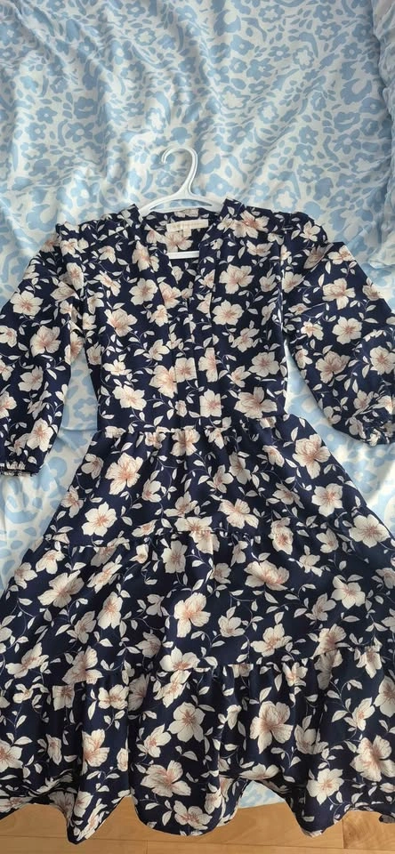 Blue Floral Dress