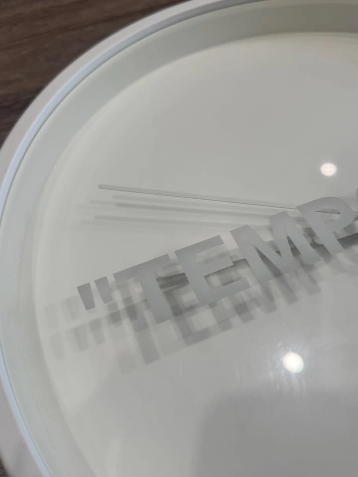 Virgil Abloh x IKEA MARKERAD "TEMPORARY" Wall Clock - photo 5