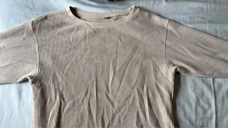 Uniqlo Women's 3/4 Waffle Sleeve