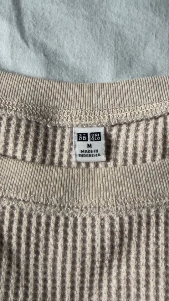 Uniqlo Women's 3/4 Waffle Sleeve - photo 4