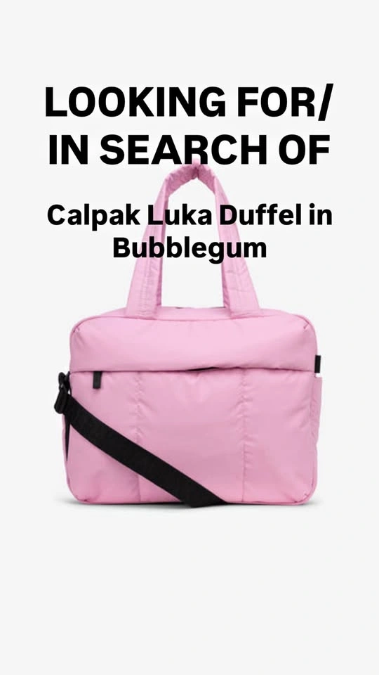LOOKING FOR THIS CALPAK LUKA DUFFLE