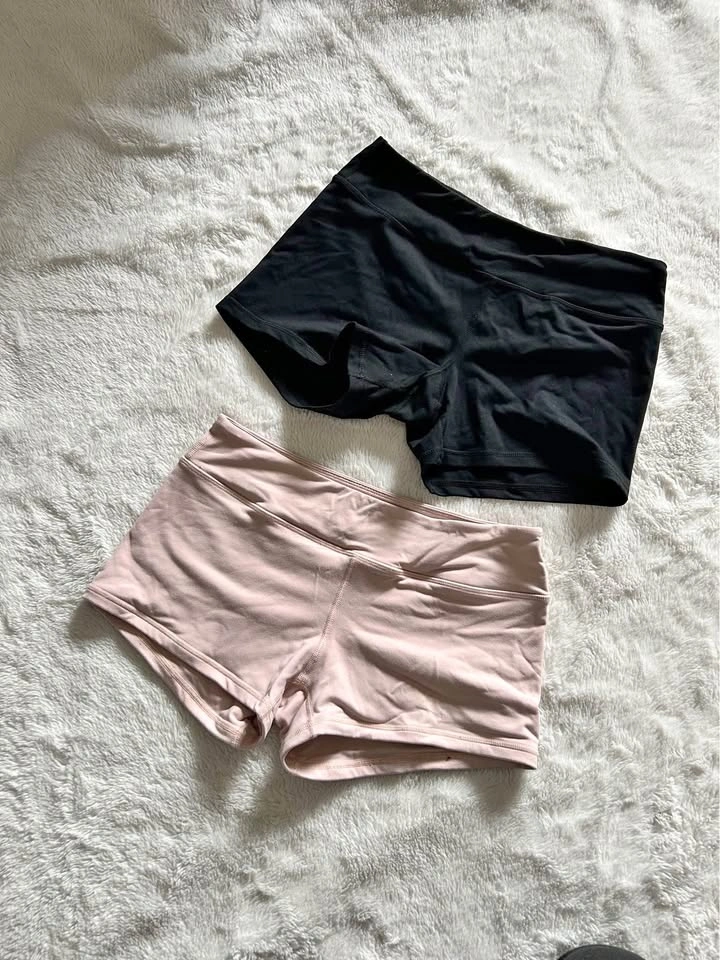 Born Primitive Athletic Shorts - Black & Pink 2 Pairs