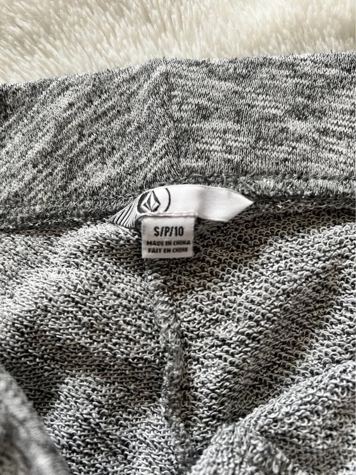 Volcom heather grey leggings size S - photo 4