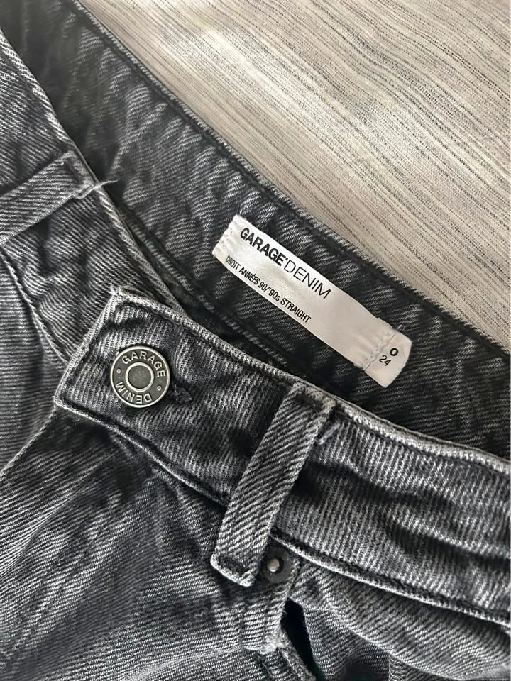 Garage denim 90s straight jeans size 0