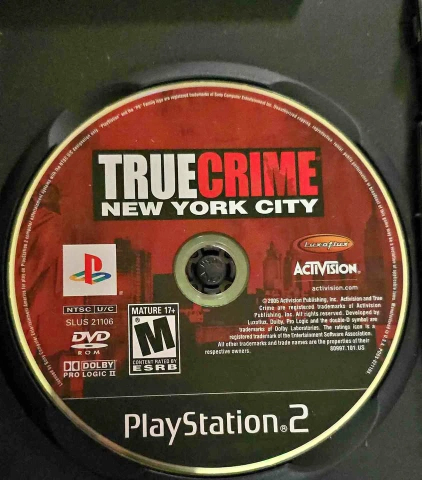 True Crime: New York City for PlayStation 2