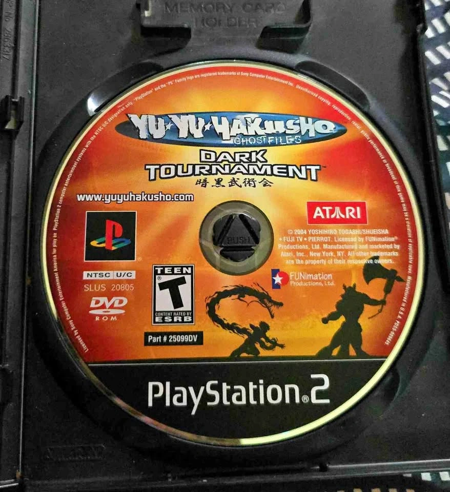 Yu Yu Hakusho: Dark Tournament PS2 Game