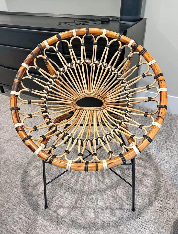 Article Daisy Lounge Rattan Chair - 29"W X 27.5"D X 33"H