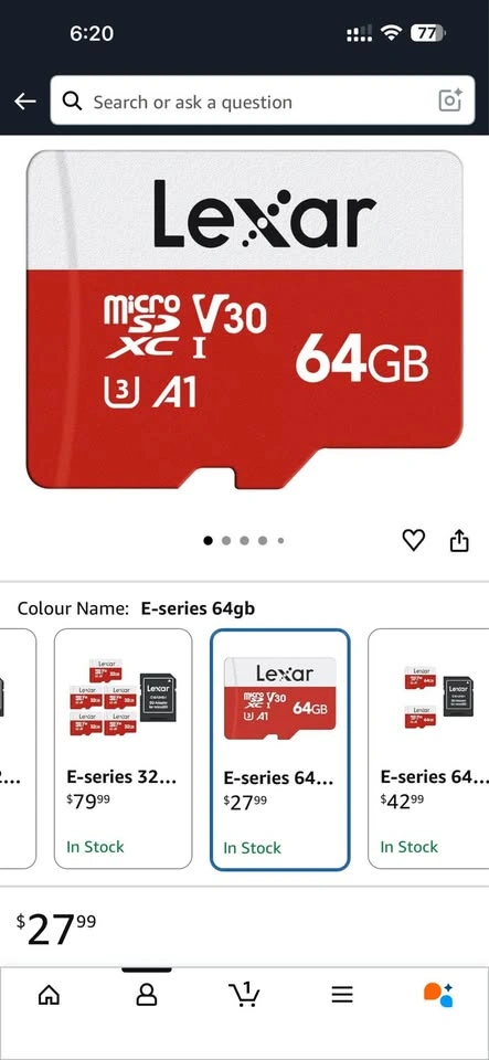 SD card - 64 GB Lexar - photo 2