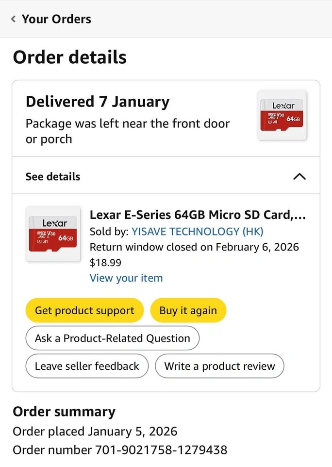 SD card - 64 GB Lexar - photo 3