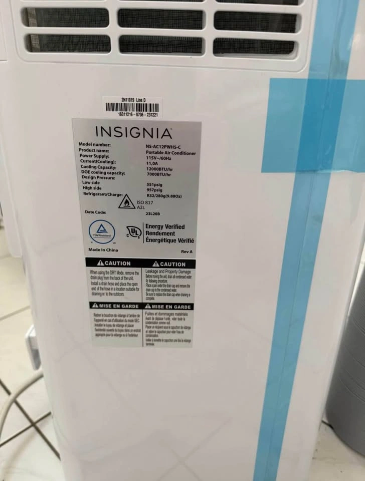 🧊❄️Insignia Portable Air Conditioner 12,000 BTU - photo 2