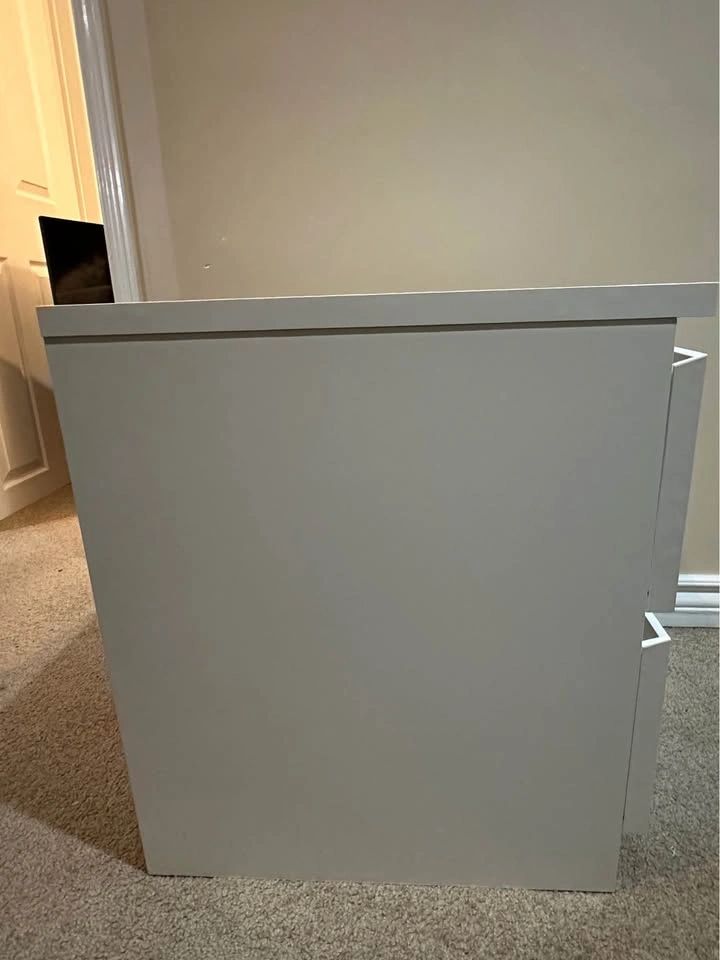 Malm Ikea White Nightstand - photo 3